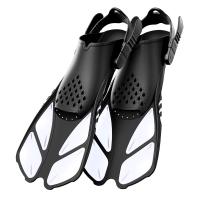 Aletas De Natación Ajustables Para Adultos Y Mujeres Zapatos De Escuba Diving De Silicona Con Hebilla Abierta Tamaño Viaje - details 12