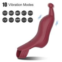 Leten potente vibrador de dedo mujer pezón clítoris consolador estimulador punto G masajeador erótico juguetes sexuales para mujeres parejas - details 6