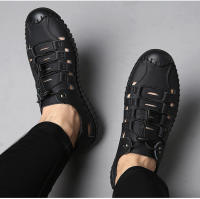 Masculino2025Nuevas Sandalias de Playa Antideslizantes Huecas Casuales para Hombres de Verano - details 6