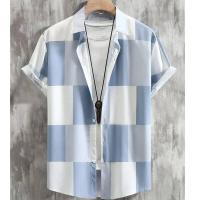 Nuevas camisas para hombre, ropa con estampado de cuadros 3D, pantalones cortos informales de verano, camisetas de estilo callejero para uso diario, camisa holgada de gran tamaño - details 10
