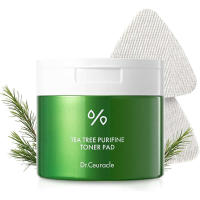 Dr.Ceuracle Tea Tree Purifine Toner Pad - Cuidado de la piel coreano, exfoliante suave y cuidado de los poros, almohadillas faciales de doble textura con PHA, - details 0