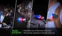Linterna Nextorch UL12 con Luz LED Tri-White Blue Red 180º Rotable Compact Portátil con Clip para Moñeca Bolso Capucha Linterna de Señal - details 3