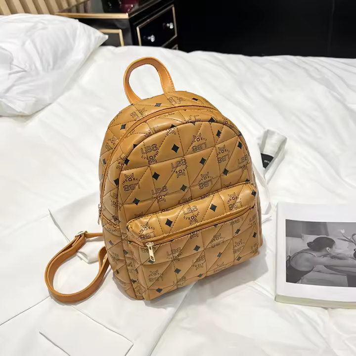Mochila bordada Retro para estudiantes, mochila escolar de gran capacidad, a la moda, para mujer - 1