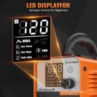 HITBOX 2 en 1 máquina de soldadura por arco MMA LIFT TIG 220V 10-200A IGBT inversor pantalla Digital LED ARC200 MINI3 para el hogar - details 1