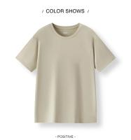 Camiseta de Algodón Puro Semir Manga Corta, Color Sólido, Versátil, Nueva Primavera 2025 - details 6