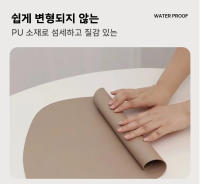 Mantel Nórdico Estilo Plancha de Mesa de Cuero PU Aislante de Calor Antideslizante Sencillo - details 2