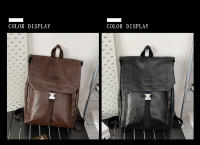 Mochila informal de nueva generación para hombre, bolso de viaje de PU de alta calidad, a la moda, para estudiantes de secundaria, bac - details 2