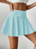 Faldas Deportivas De Un Solo Color Con Bolsillo, Faldas Activas De Golf, Running Y Tenis, Ropa Deportiva Para Mujer - details 32