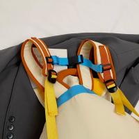 Bolsas para padres e hijos de 2 tamaños a juego de colores, mochila escolar con cordón multibolsillo de estilo coreano, mochila de nailon de gran capacidad para niños - details 29