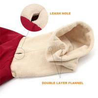 Ropa Térmica Para Perros Invierno Impermeable Chaqueta Gruesa Para Medianos Y Grandes Cachorros Rojo Negro Con Agujero Para Correa Greyhound - details 8