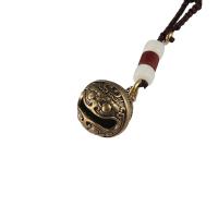 LLavero de coche con campana de latón Vintage, campana de latón, llavero con campana Mantra, cuerda de estilo étnico, llavero de coche hecho a mano para mujer - details 3