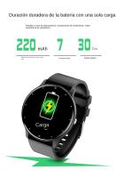 Reloj inteligente para hombres: llamadas, frecuencia cardíaca, sueño, clima, deportes, pantalla táctil y larga duración de bater - details 5