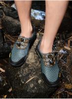 Zapatos de malla con suela de goma gruesa, zapatos adhesivos en frío hechos a mano para deportes casuales al aire libre para hombres. - details 13