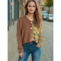 Primavera-Otoño 2024 Novedad Chic con cuello en V para mujer - details 10
