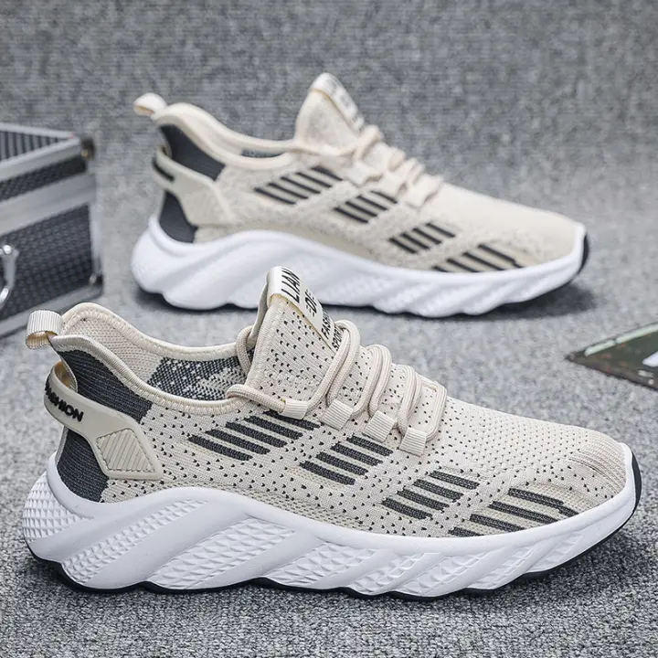 Nuevas zapatillas para correr, zapatillas individuales de malla transpirable para correr con suela blanda y ligera - 1