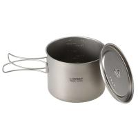 Lixada - maceta colgante portátil de titanio ultraligera, 900 ml/1600 ml, con asa plegable con tapa, utilizada para acampar al aire libre, hacer senderismo, - details 45
