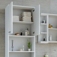 Armario de baño Maris, Blanco, 56,1 x 190 cm - details 4