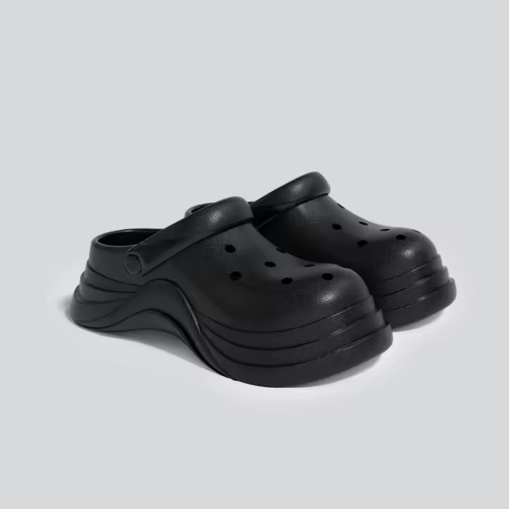 Desgaste externo que aumenta la reparación de las piernas, transpirable, fondo suave, zapatillas de playa DIY al aire libre - 1