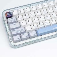 Programmer DYE-SUB DIY Custom White Keycap 143 Keys/Set Cherry Profile Key Caps PBT for MX Switch nical Gaming Keyboard Cap - details 0