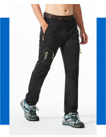 Pantalones de Senderismo Impermeables para Hombres Secado Rápido Desmontables Transpirables - details 9