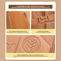 Mochila impermeable de capibara con insignia de tarjeta, muñeca, mochila escolar de gran capacidad, protección de la columna vertebral, correas anchas, mochila para estudiantes - details 2