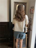 Blusa de verano para mujer, camisa de primavera, blusa para mujer, Blusas largas de gasa, informales, elegantes, Vintage, de manga larga, holgada de gran tamaño, blanca - details 23