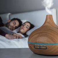 Humidificador Ultrasónico y Difusor de Aromas con Temporizador, 7 Colores LED, Función Aromaterapia, Ultrasónico - details 2