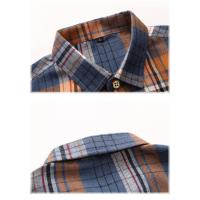 Camisa de Verano Casual para Hombres Cuello Cuadrado, Camisa de Oficina con Estilo, Moda de Piso, Talla 7XL - details 32