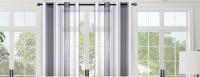 Cortinas Opacas de salón, 2 Piezas, Cortinas térmicas aislantes frío y Calor para Dormitorio con Ojales Gris Claro - details 0