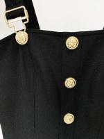 HIGH STREET-Vestido de verano con botones de león para mujer, moda de diseñador, estilo estrella, 2024 - details 15