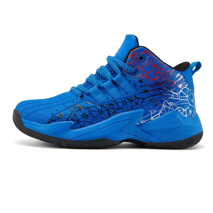 Nuevos zapatos de baloncesto de fondo grueso antideslizante para niños, zapatos deportivos para correr al aire libre - 1