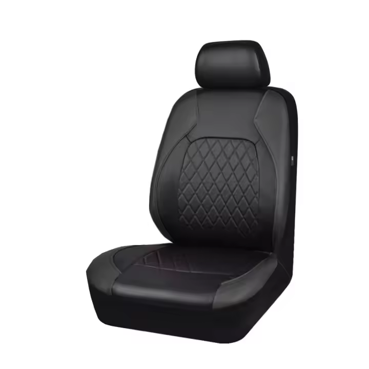 Funda de Asiento de Coche Universal de Cuero PU Protector Completo Anti-Rasguños Apto para Sedán SUV Camioneta - 1