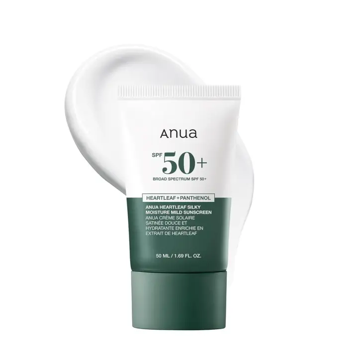 Anua Heartleaf Silk Hidratante Protector Solar Ligero SPF 50+Fórmula Hidratante - 1