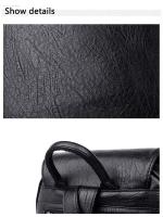 Mochila De Cuero Suave Para Mujer En 5 Colores Bolsa De Hombro Vintage Casual Viaje Mochila De Escuela Bolsa Para Damas - details 15