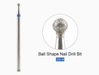 KADS Uñas drill brocas en forma de bola, herramientas de manicura de acero de tungsteno para limpieza de piel muerta, removedor de cutículas y pedicura, 2,35mm - details 7