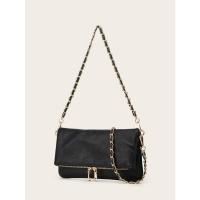 2025 Popular Lichi Patrón Bajo El Brazo Cadena Pequeña Bolsa De Moda De Gama Alta Señoras Hombro Cuadrado Crossbody Bolsa - details 2