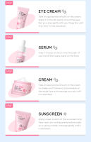 Set de Cuidado de la Piel Sakura de Belleza Kit de 6 Piezas con Limpiador, Toner, Sérum, Crema de Ojos, Esencia Herramientas de Cuidado de la Piel Facial - details 12