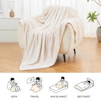 Manta de forro polar suave para sofá, mantas decorativas de franela cálidas y súper acogedoras, manta de felpa ligera para sofá - details 0