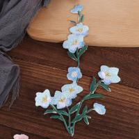 Parches bordados de flores de ciruelo DIY, apliques elegantes para planchar en ropa, parches de ropa Vintage exquisitos, costura - details 8