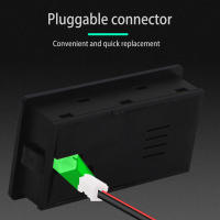 Indicador de capacidad de la batería, voltímetro de CC de doble línea de 8V-100V, medidor de voltaje LiFePO4 de plomo ácido y litio con alarma de temperatura - details 3