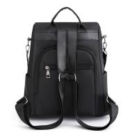 Mochila Multifuncional Antirrobo Para Mujer Casual Nylon Sólida Con Correa Desmontable Bolso Escolar De Moda Para Viajes - details 12