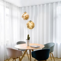 Lámpara de techo moderna con diseño creativo, bola de cristal LED de 20 cm, E27 - details 0