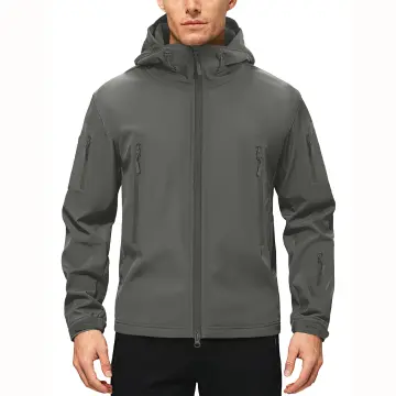 Chaqueta Táctica Hombre Impermeable Y Cortavientos - Con Capucha, Forro Polar, Múltiples Bolsillos