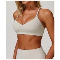 Y Back Sujetador deportivo para mujer Sensación desnuda Sujetador transpirable y a prueba de golpes Sujetador de yoga elástico y resistente al sudor para entrenamientos al aire libre - details 2