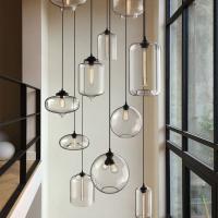 Luz colgante para mostrador de Bar, candelabro moderno para comedor, cocina, cafetería, con bombilla - details 1