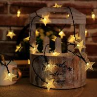 Guirnalda de luces solares para exteriores, luces LED impermeables alimentadas por energía Solar para Navidad, Patio, jardín, Patio, porche, decoración de boda - details 8