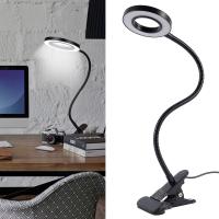 Lámpara de aprendizaje de mesa con clip LED, luz de suplemento de transmisión en vivo, cuidado ocular, lectura USB, trabajo - details 7