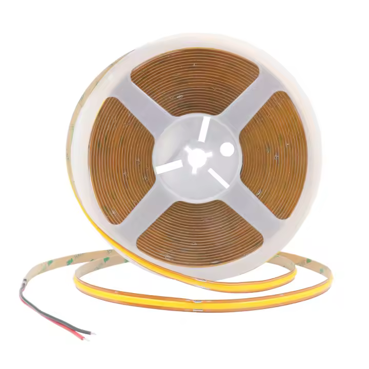 Tira de Luz LED COB 12V 24V Flexible y Caliente con 528LEDs/M PCB de 8mm Lámparas Lineales de Alta Densidad en Colores Blanco Natural 3000K 4000K 6000K Marca XUNATA - 1