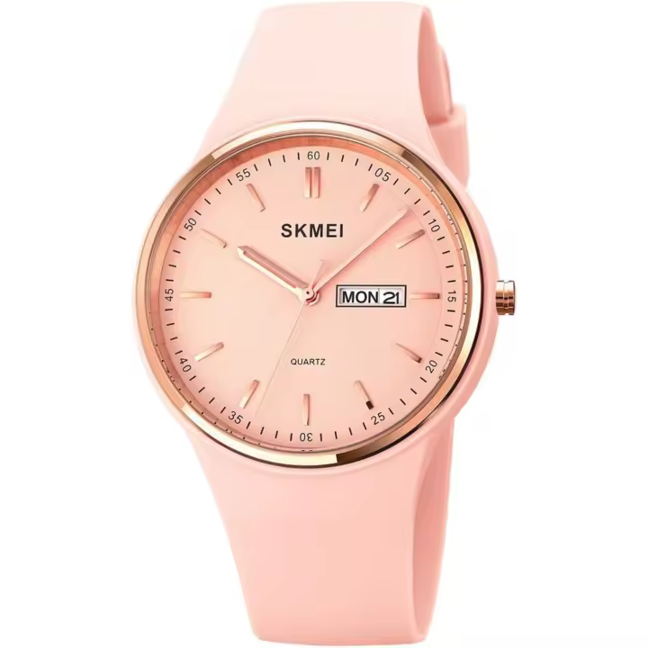 Relojes para mujeres jóvenes, señora, deportes, banda de silicona, cara grande, grande, impermeable, moda, informal, simple, cuarzo, analógico, día, fecha, niñas - 1
