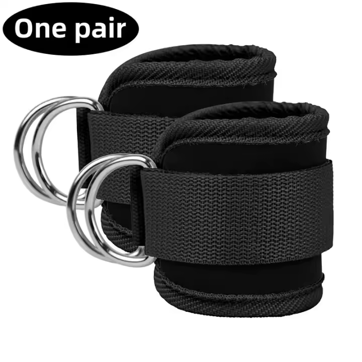 Juego de bandas de resistencia, correas de tobillo, soporte ajustable para pies, puño acolchado, peso del tobillo, soporte de entrenamiento para piernas, equipo deportivo para Yoga y gimnasio - 1